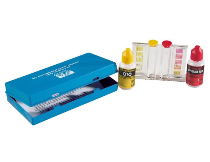 Kit profissional Cloro Água pH OTO Fenol Vermelho Colorimétrico Medição exacta Medição exacta fiável Piscinas Spas - 2