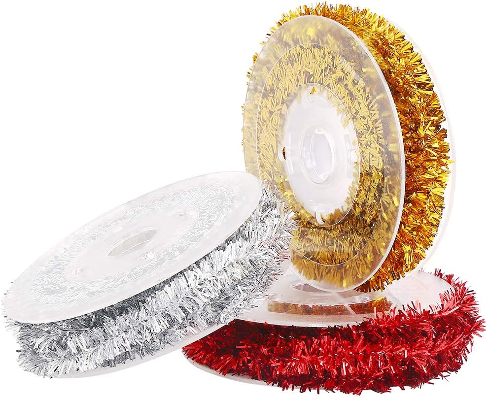 Wykwintna girlanda z drutu metalowego 3 sztuki, mini girlanda metalowa, dekoracja świąteczna