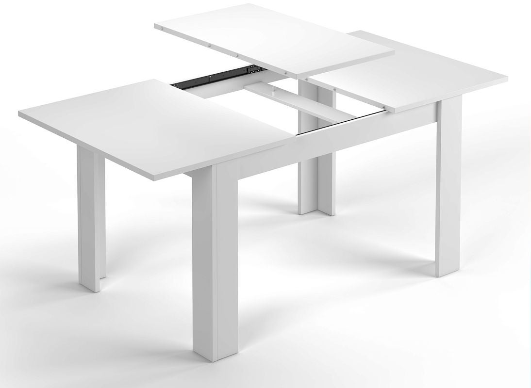 Table à manger THEA extensible L140/190cm - Blanc - 3