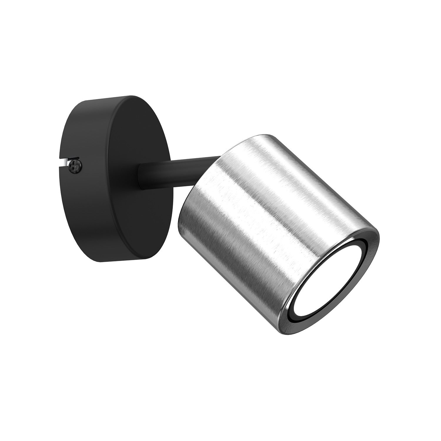 Lampa sufitowa wisząca Demia nikiel-czarny mat 1xGU10x8W wym: 15 x 14 x 10 cm metal Luminex
