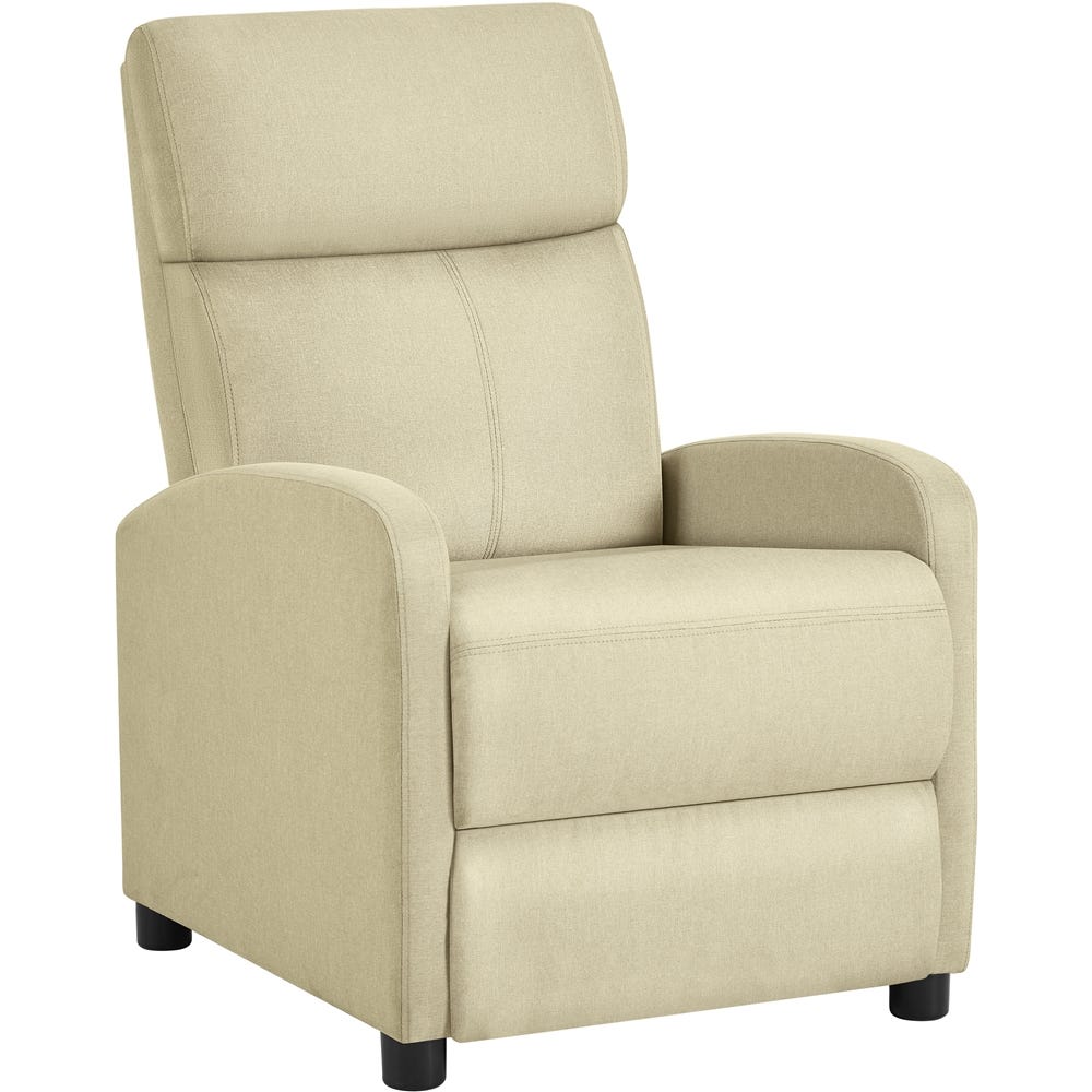 Fauteuil relax inclinable gris foncé avec repose-pieds en tissu design Fauteuil relax inclinable gris foncé avec repose-pieds en tissu design