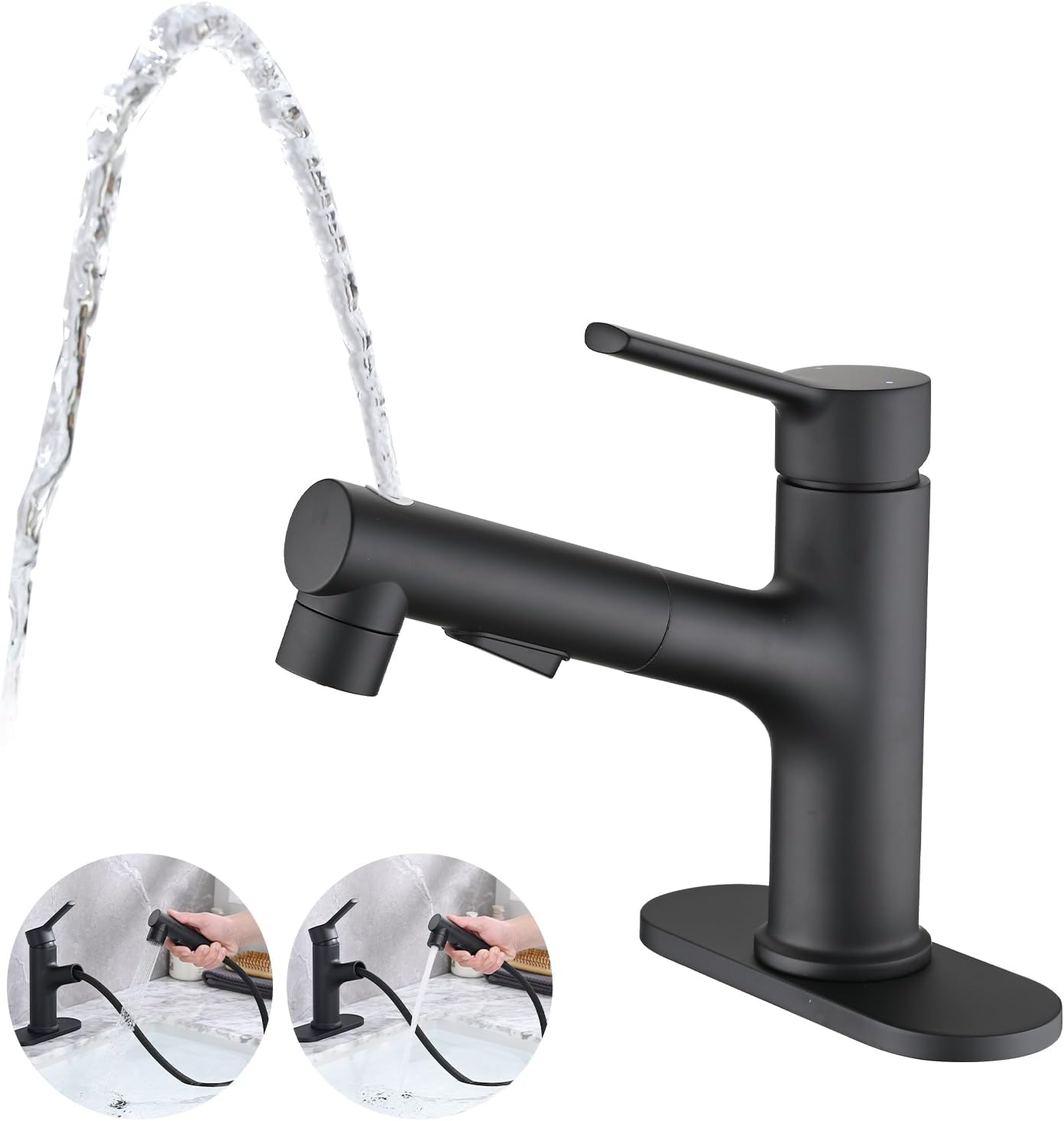Robinet De Salle De Bain, Eau Chaude Et Froide, Hauteur De Sortie 107 Mm Raccords Chromes G 3 8 97196188
