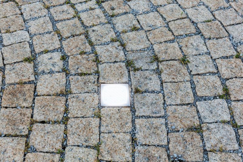 Heitronic LED encastré de sol pavé AKIAKI rigide rectangulaire 100x100mm 1,5 watt blanc chaud IP67 - 2