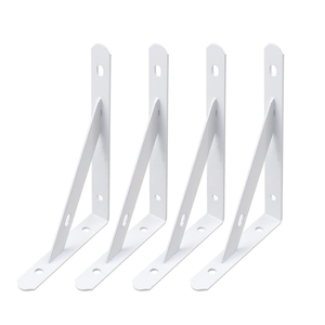 Tidyard Mensole A Muro Angolari 2 Pz Bianche 40x40x50 Cm In Truciolato