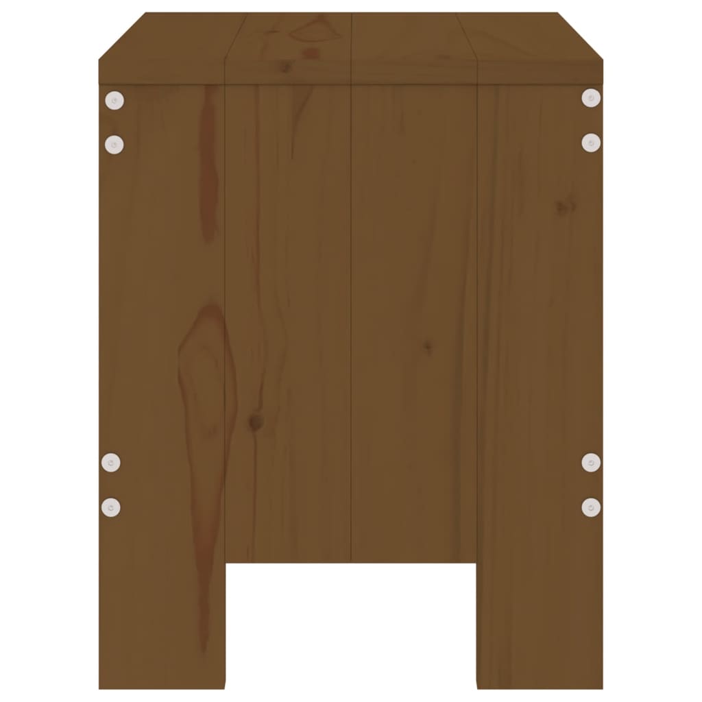 Maison Exclusive - Tabourets de jardin lot de 2 marron miel 40x36x45 cm pin massif - 5