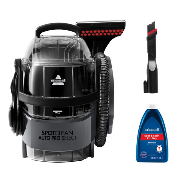 Bissell SpotClean Auto Pro Select 2,2 L Aspiradora cilíndrica Seca y húmeda 750 W Sin bolsa