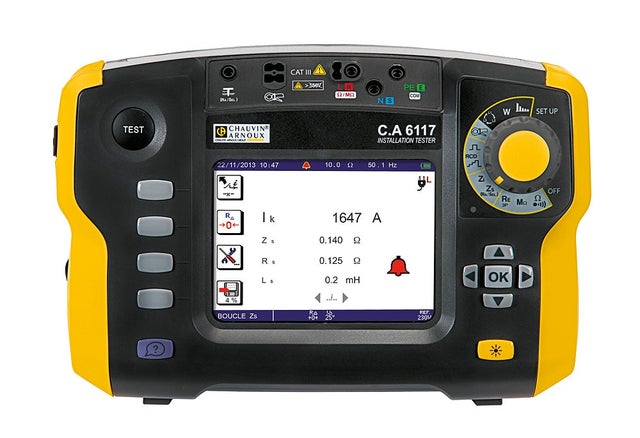Chauvin-Arnoux - Controleur d'installation électrique C.A 6117 - P01145460