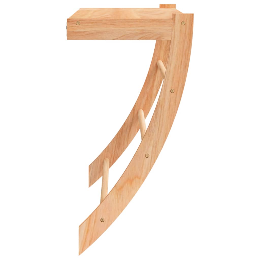 Porta asciugamani 60x25,5x49 cm legno massello di noce 02_0005537 - 3