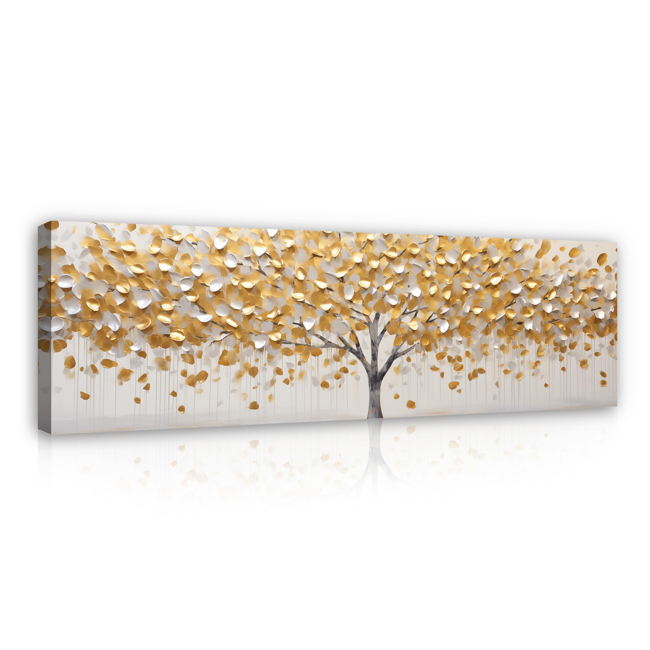 DZL Art H71262 Stampa Su Tela Quadro Albero Viola Astratto 60x120 Cm - Decorazione Moderna Parete