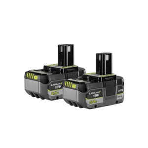Lot de 2 batteries RYOBI 18V One+ 5.0Ah Lithium-ion RB18LL50