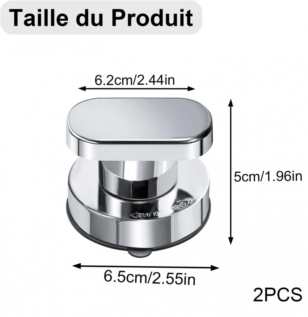 Maniglia A Ventosa Konesky - Portata 7.5kg, Per Porte E Finestre, Senza Forare - Foto 10