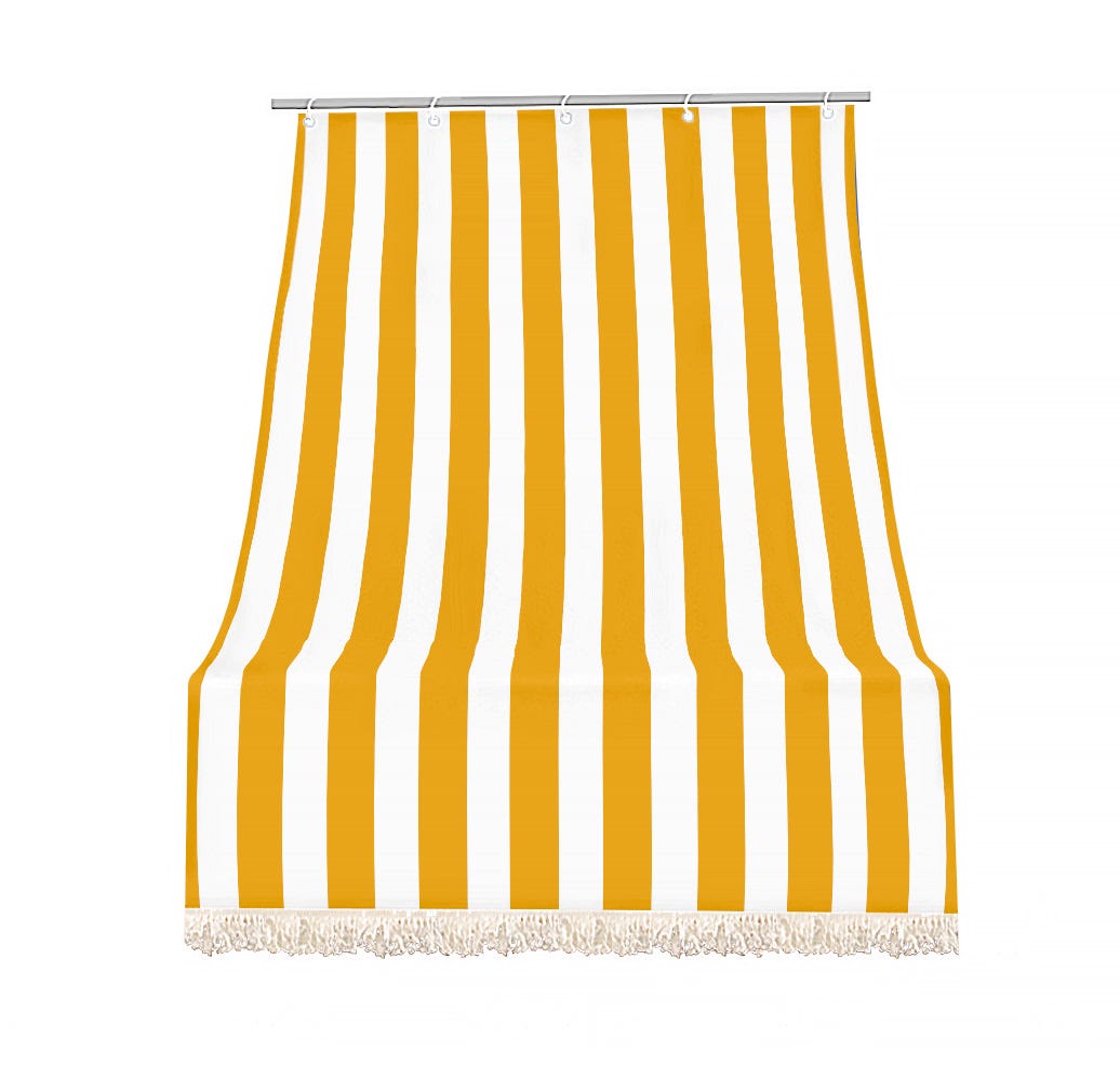Tenda da sole tessuto resistente per esterno, Terrazzo, con anelli