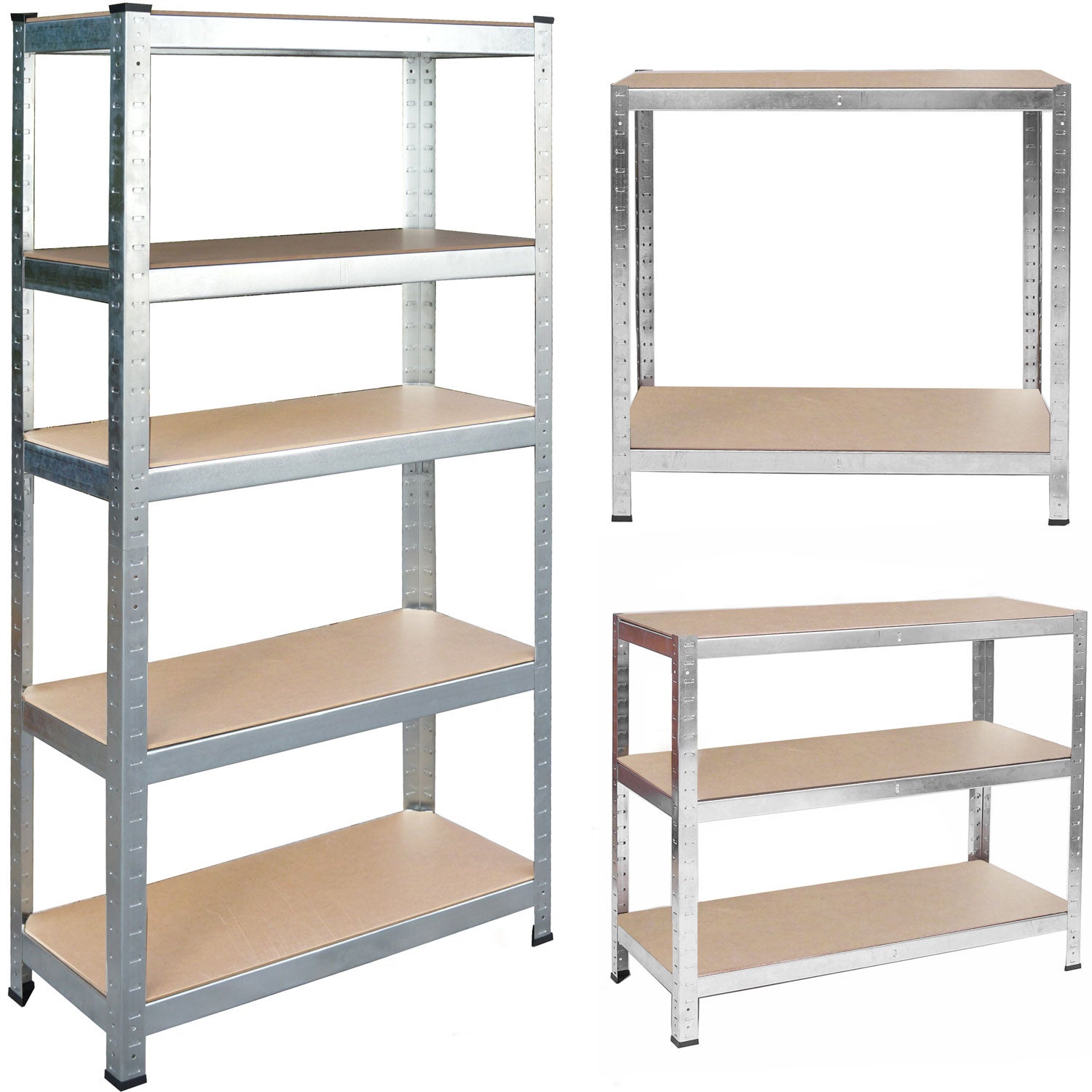 Regał magazynowy metalowy garażowy 180x90x30cm HR-843 Humberg