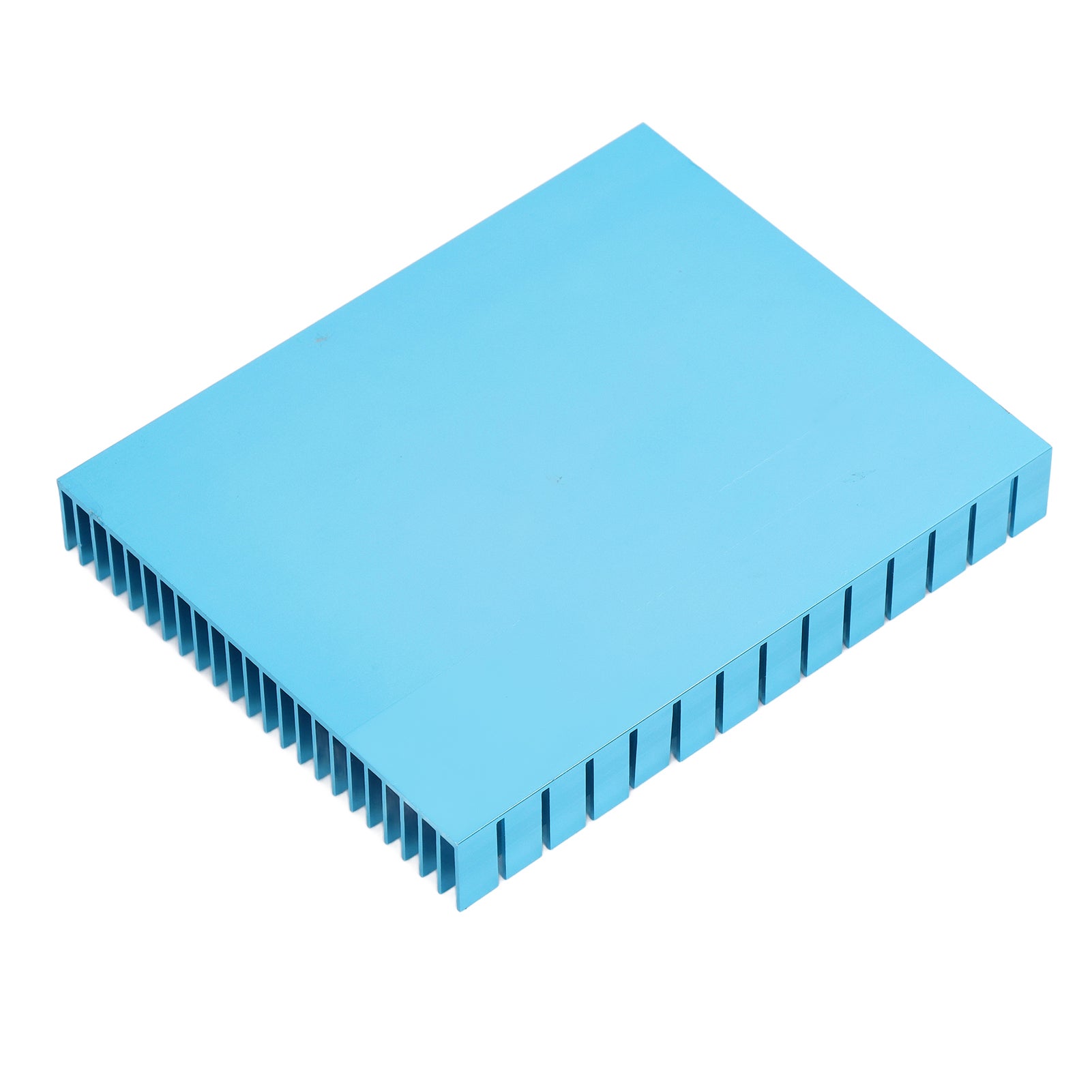 Radiatore di raffreddamento in alluminio con dissipatore di calore 150x120x20mm per amplificatore CPU PCB nero - 7