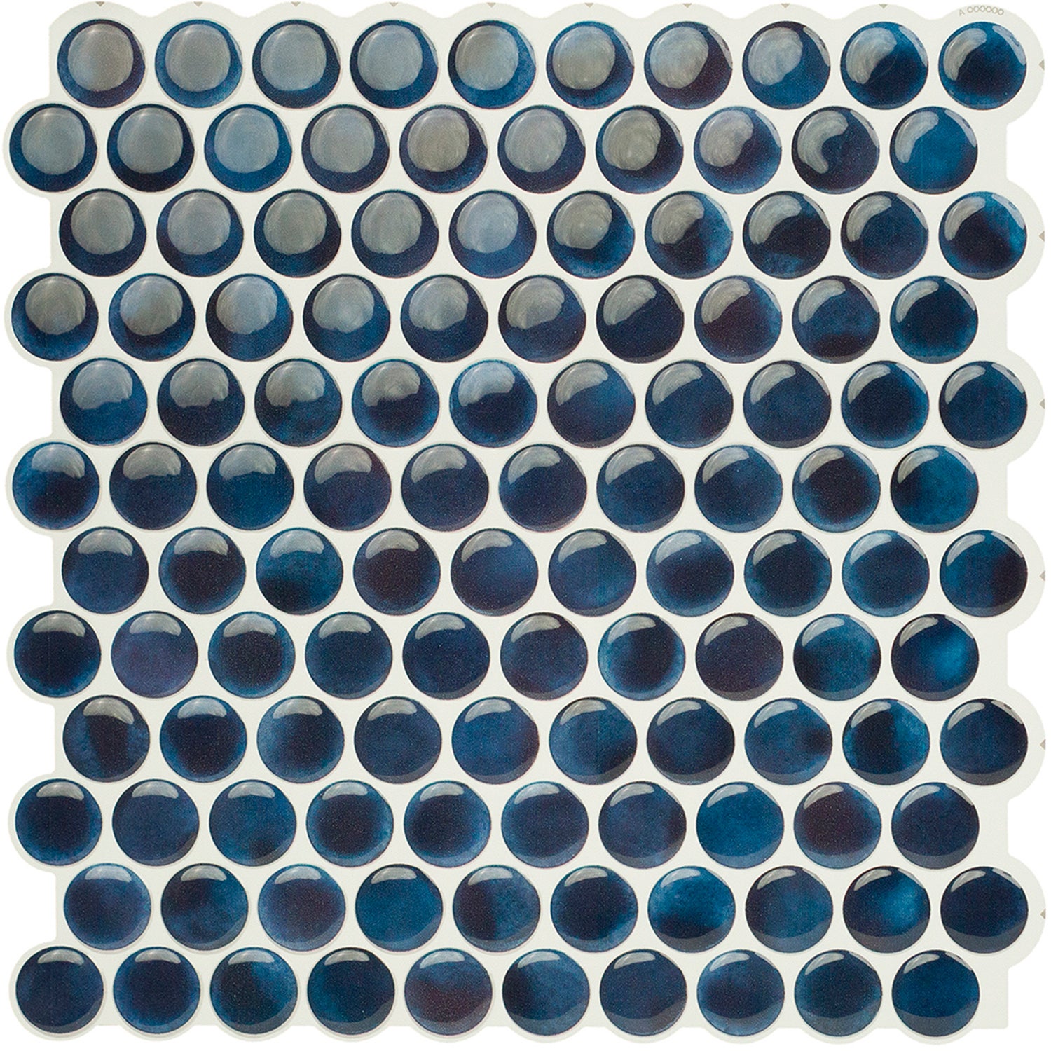 Crédence Adhésive Sticker Pour Cuisine - Effet Carreaux De Ciment Adhesif Brillant 55x55 Cm 92702675