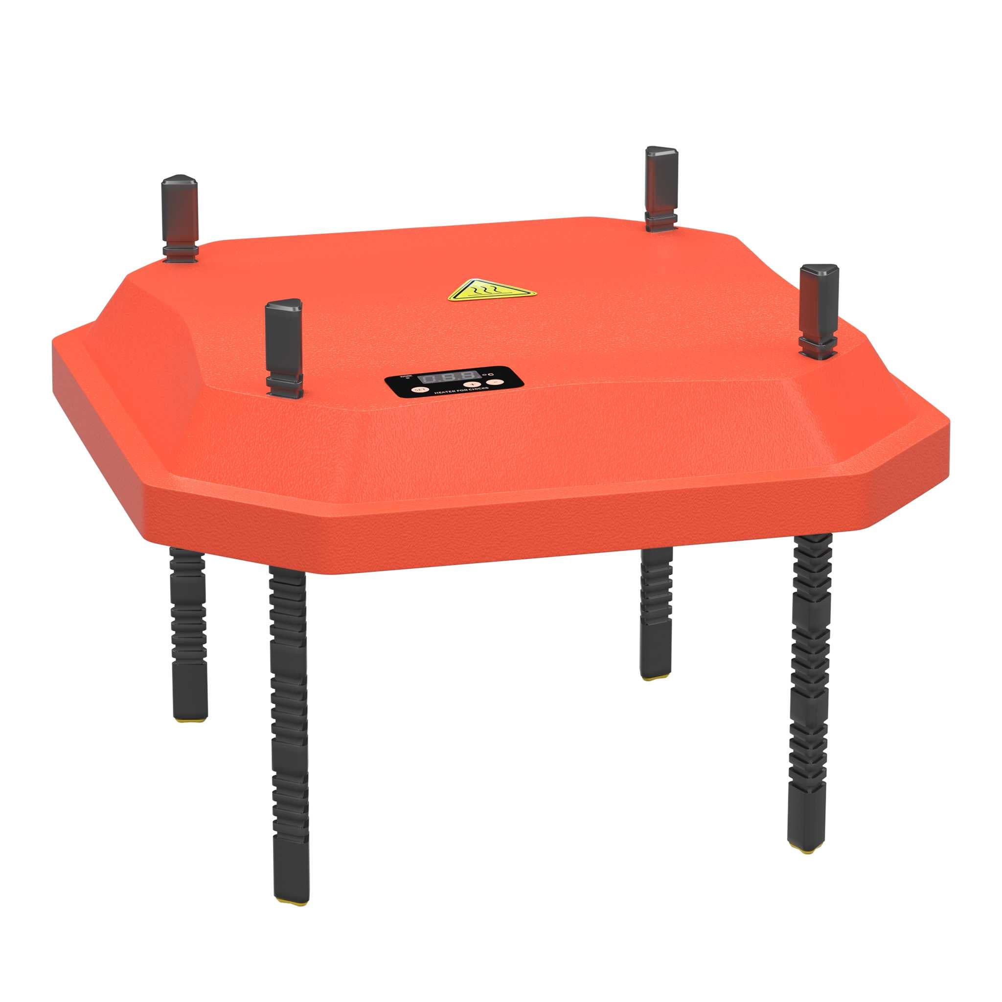 Panneau Chauffant 140W Pour Poulailler - Chauffage Économique Et Sûr Pour Poules, Poussins, Canards - Température Réglable 50-80°C (Noir)