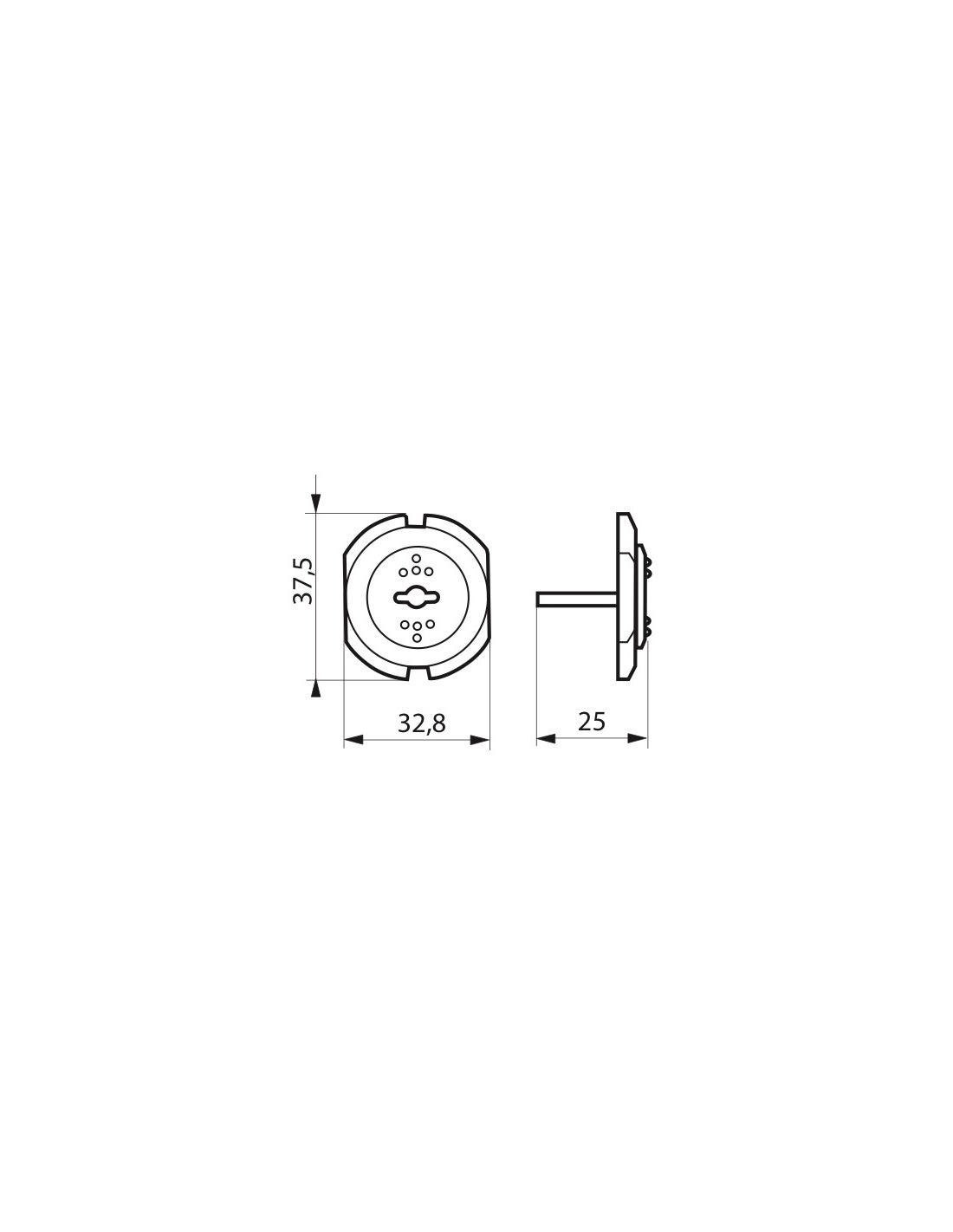 THIRARD - Lot de 12 caches prises, blanc - THIRARD - 2