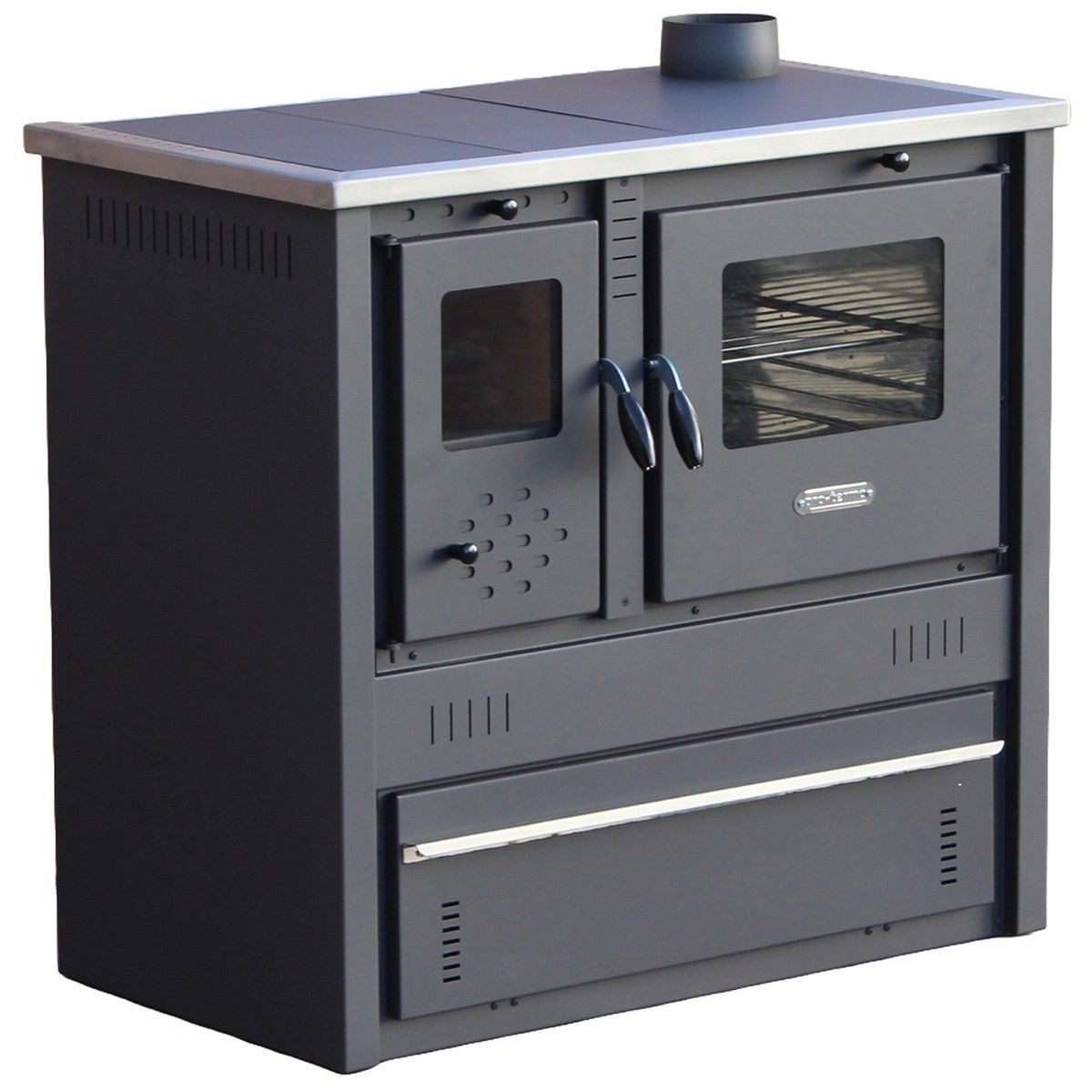 CELIMIKA ECO Cuisinière à bois A+ 10 kW poêle à bois avec four — free download