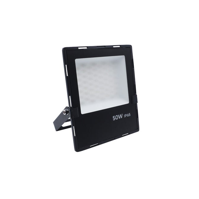 Projecteur Extérieur NOIR 50W IP65 - Blanc Neutre 4000K - 5500K - SILAMP