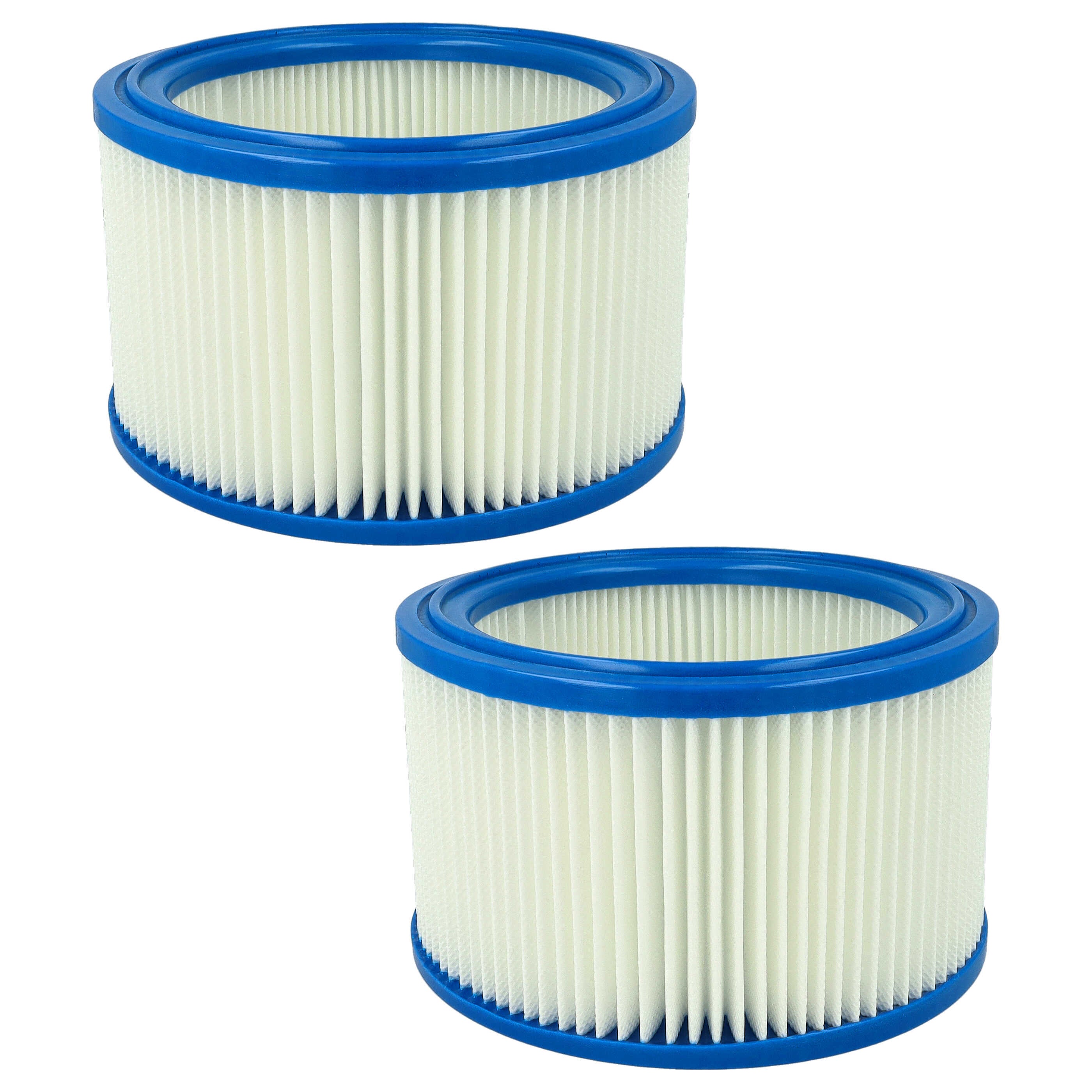 vhbw 2x Cartouche filtrante compatible avec Nilfisk Alto Wap 550-21, 550-31, 590-31 aspirateur sans fil - Filtre pour particules fines - 6