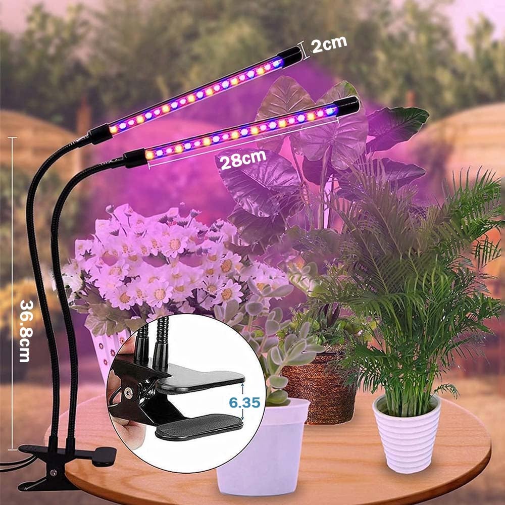 Lampe De Croissance LED IFutniew - Spectre Complet USB, 20 LED, 6.2W, Pour Plantes Grasses, Fleurs D'intérieur