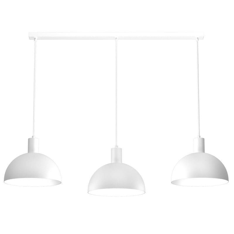 Lampa wisząca Handa biały matowy 3xE27x15W wym: 110 x 114 x 29 cm metal Luminex