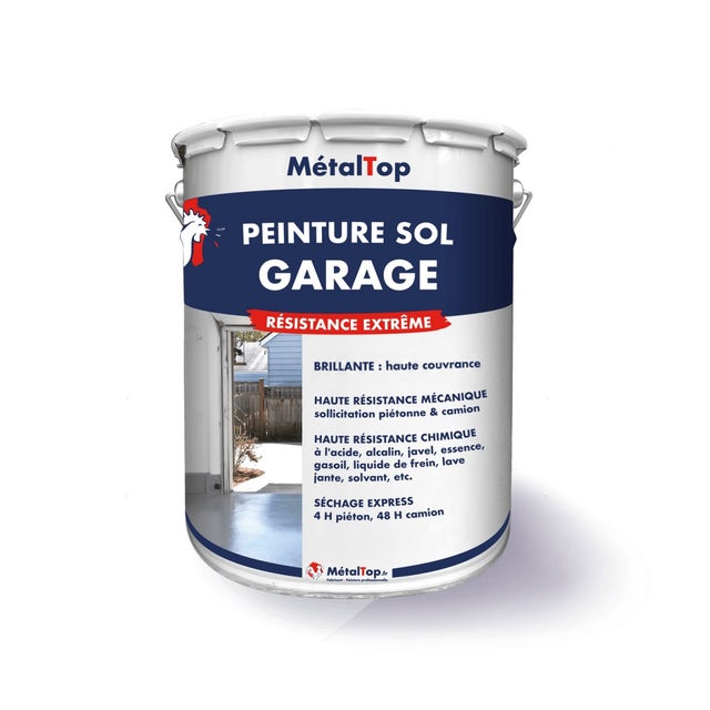 Peinture Sol Garage - Beige - RAL 1001 - 1 L - Métaltop