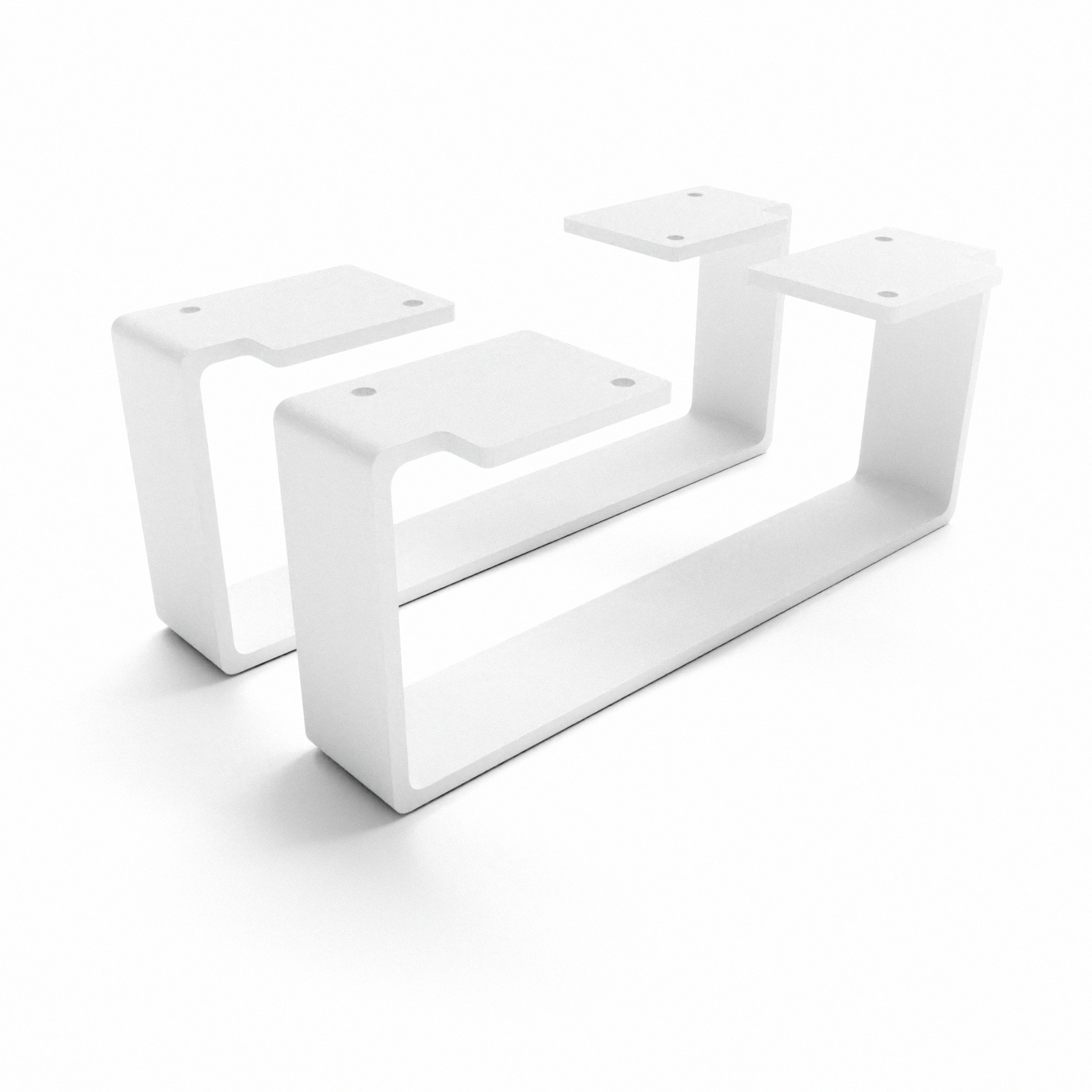 Pieds De Lit HEVVA Lot De 2 Pieds De Meubles De 10 Cm De Haut, 20