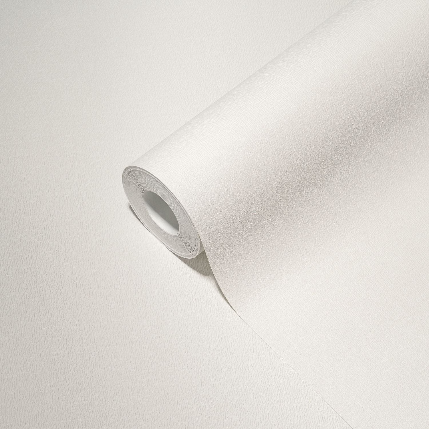 Tapeta zwykły białym - 53 cm x 10.05 m - LIVINGWALLS