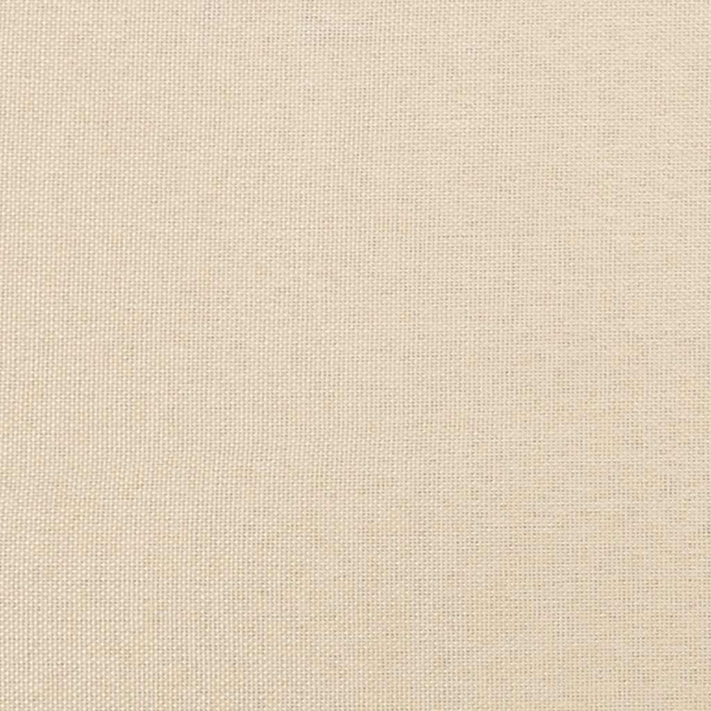Cadre de lit sans matelas en tissu crème, pour la chambre, 180 × 200 cm - 8