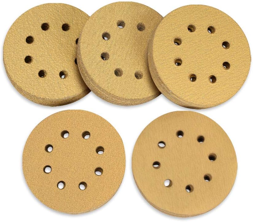 100 Pièces De Papier Abrasif U2013 Disques Abrasifs Pour Ponceuse