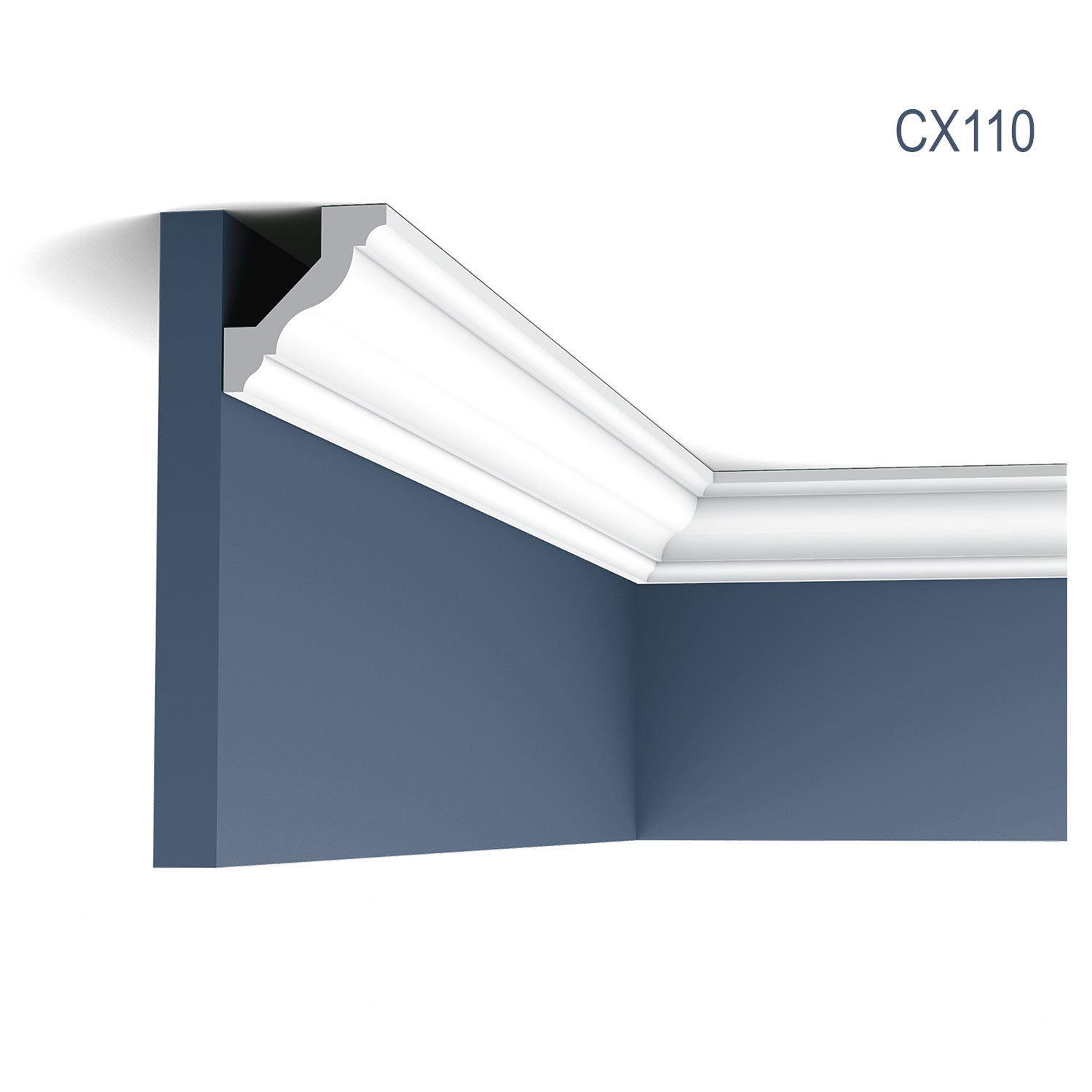 Cornisa Moldura Perfil de estuco Orac Decor CX110 AXXENT Elemento decorativo para pared y techo - 2