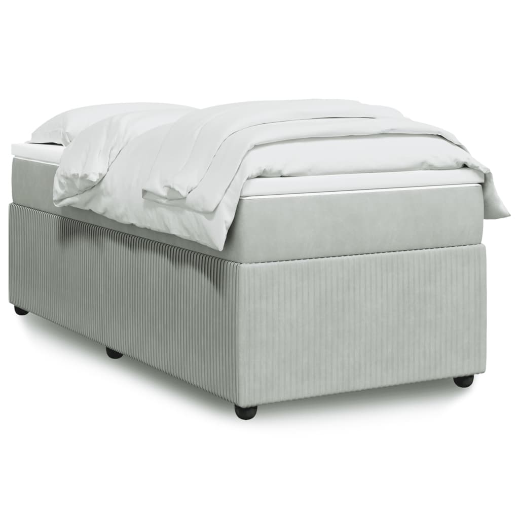 M'DECO Materasso Tobias Per Lettino 60x120x10 Cm | Schiuma E Memory Foam Con Rivestimento Rimovibile E Fili D'Argento | Grigio