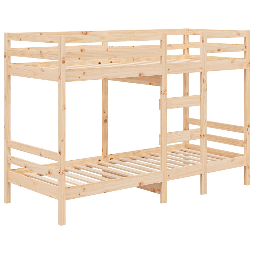 Lit superposé 90x190 cm Bois de pin massif - 4
