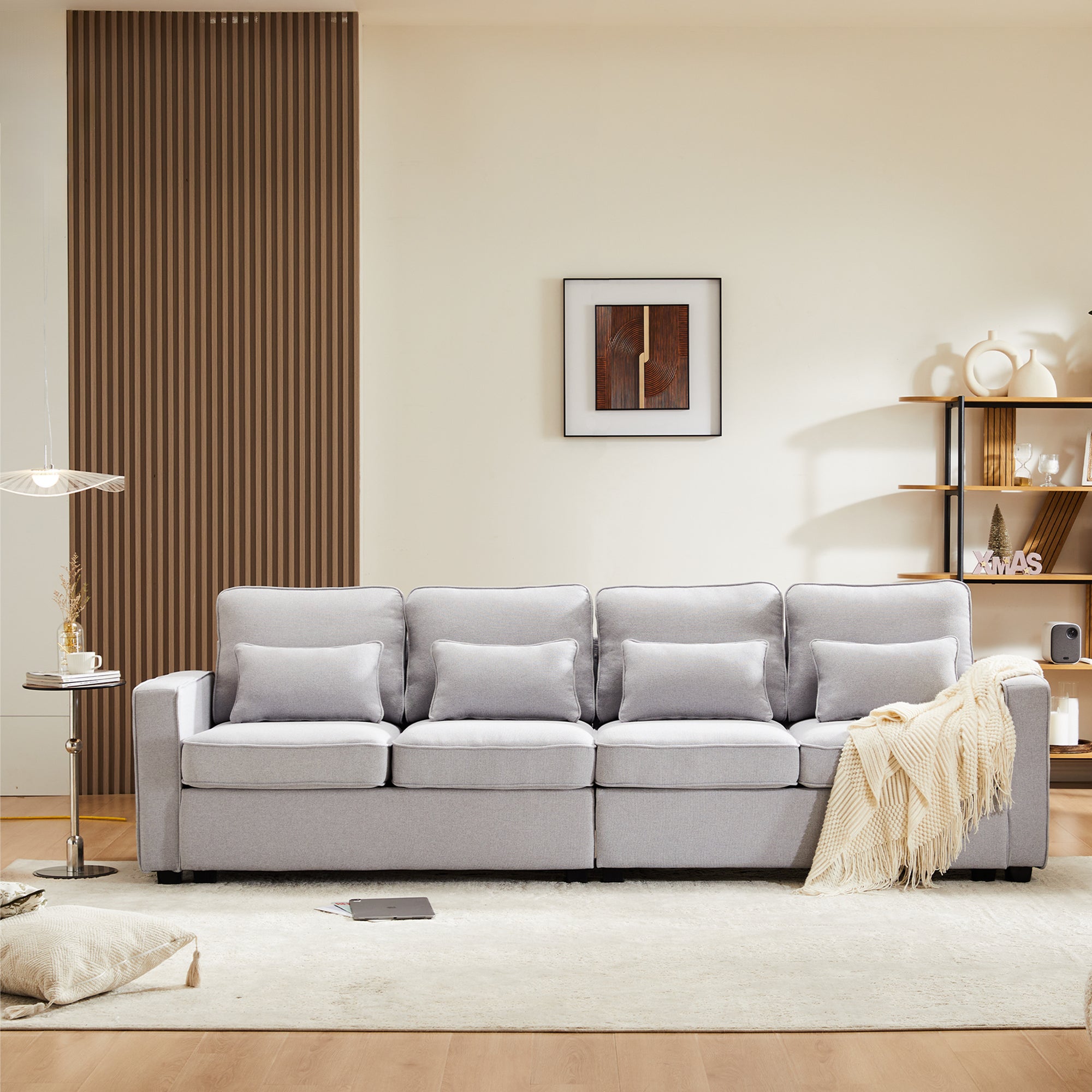 DesignOvation Bacheca in tessuto di lino con cornice, nero, 23x29