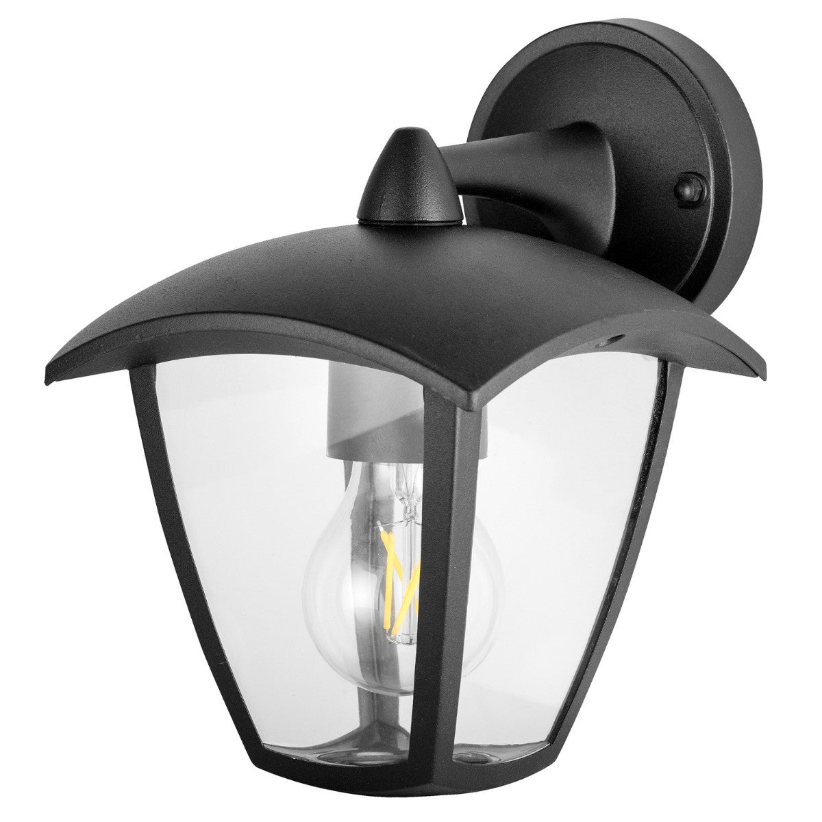 Kinkiet zewnętrzny IGMA czarny mat 1xE27x12W wym: 23,5x15,5x19,5 cm IP44 Polux