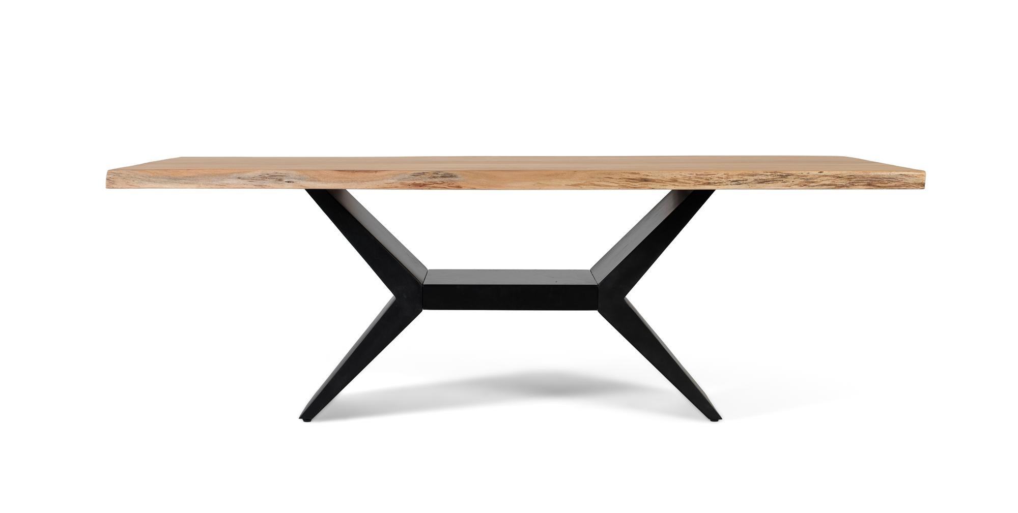 Stół do żłóbka z masywnego drewna akacjowego 220 cm