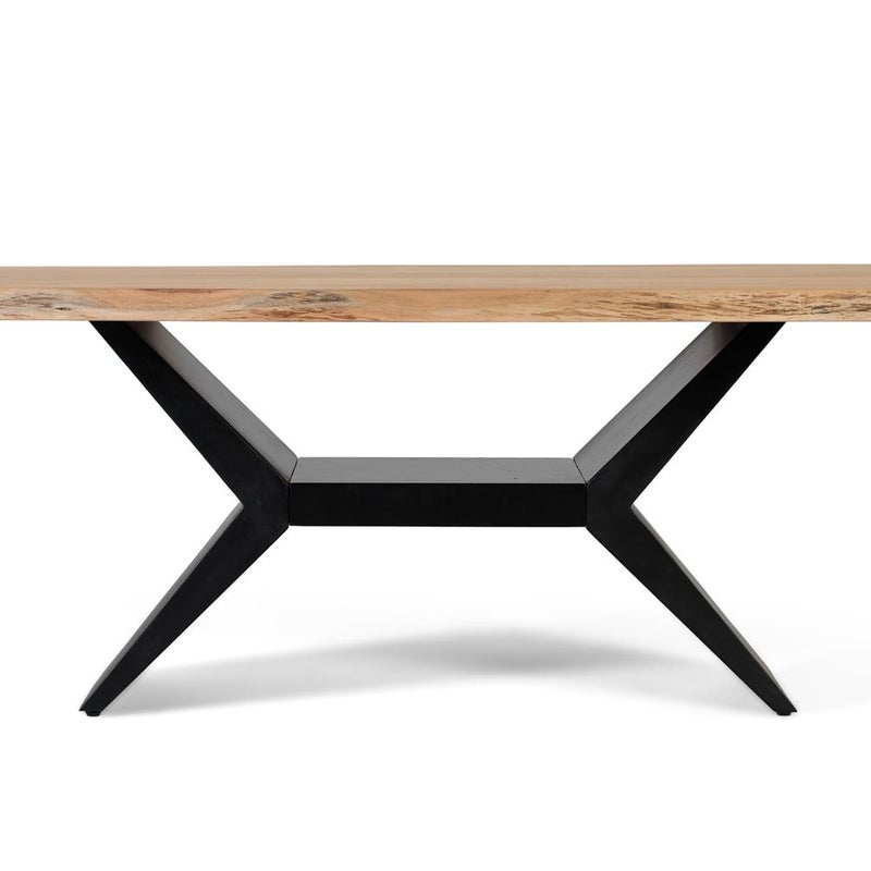 Stół do żłóbka z masywnego drewna akacjowego 220 cm