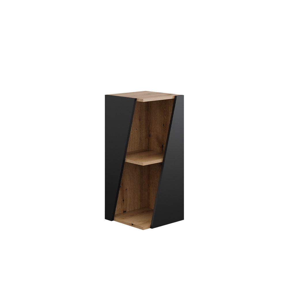Vicco Szafka Midi Benno, Antracyt, 31.6 x 70.5 cm z otwartymi półkami