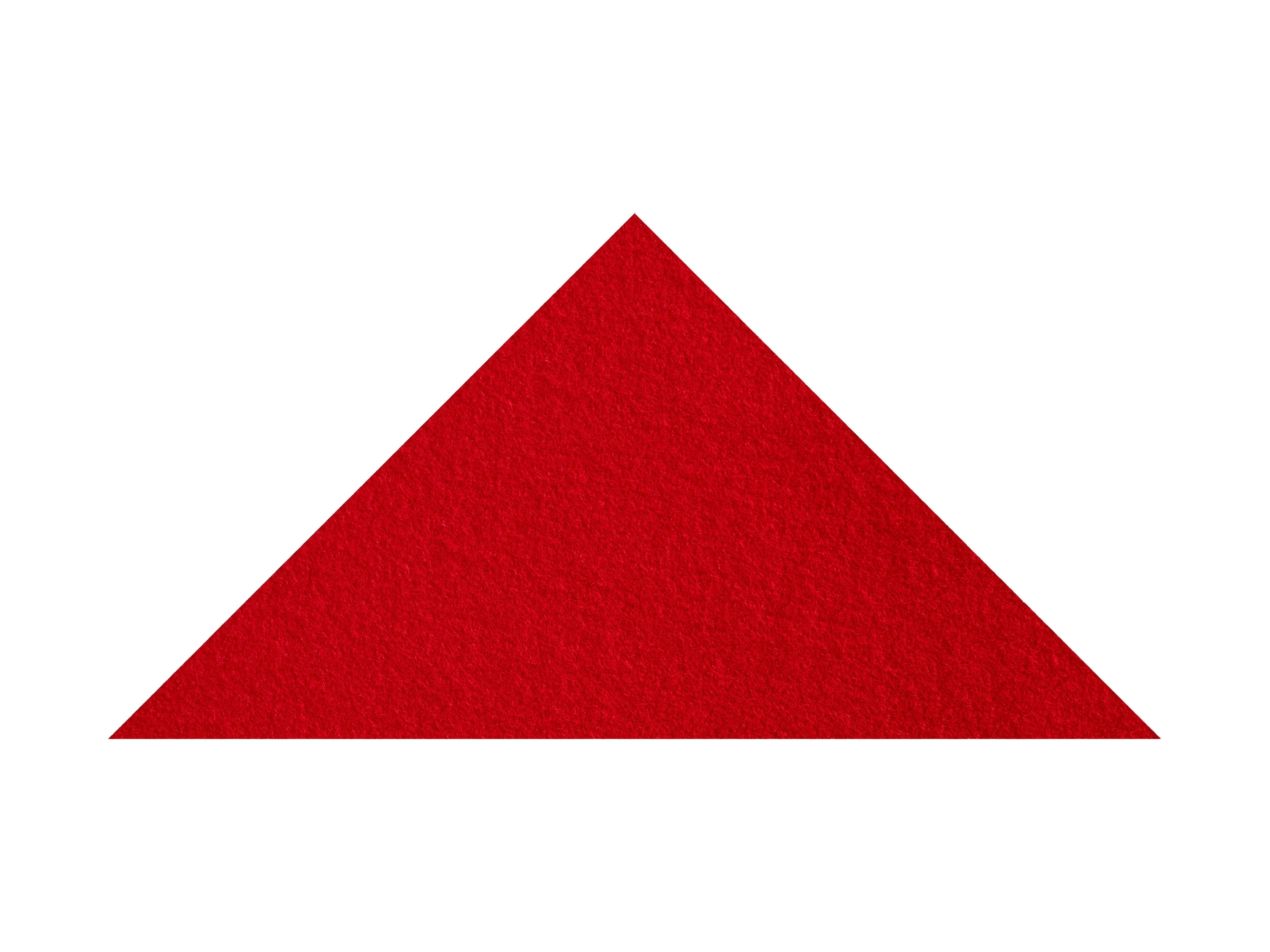 Element dekoracyjny filcowy Marbet Design FLATLINE 40 x40 cm Czerwony COL4001