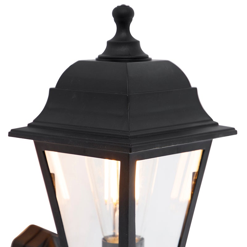 Applique murale d'extérieur classique noire avec détecteur de mouvement - Capital - 5
