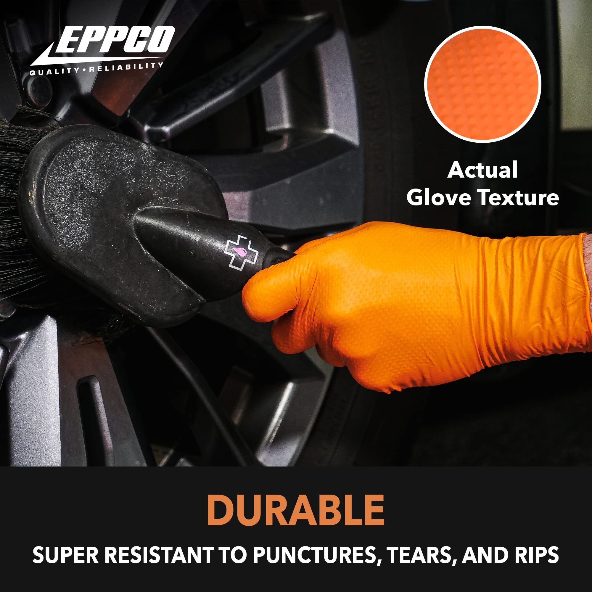 Kunzer TIGER GRIP L 100 pc(s) Nitrile Gants à usage unique Taille (gants): L EN 374-2, EN 374-3, EN 455 - 4