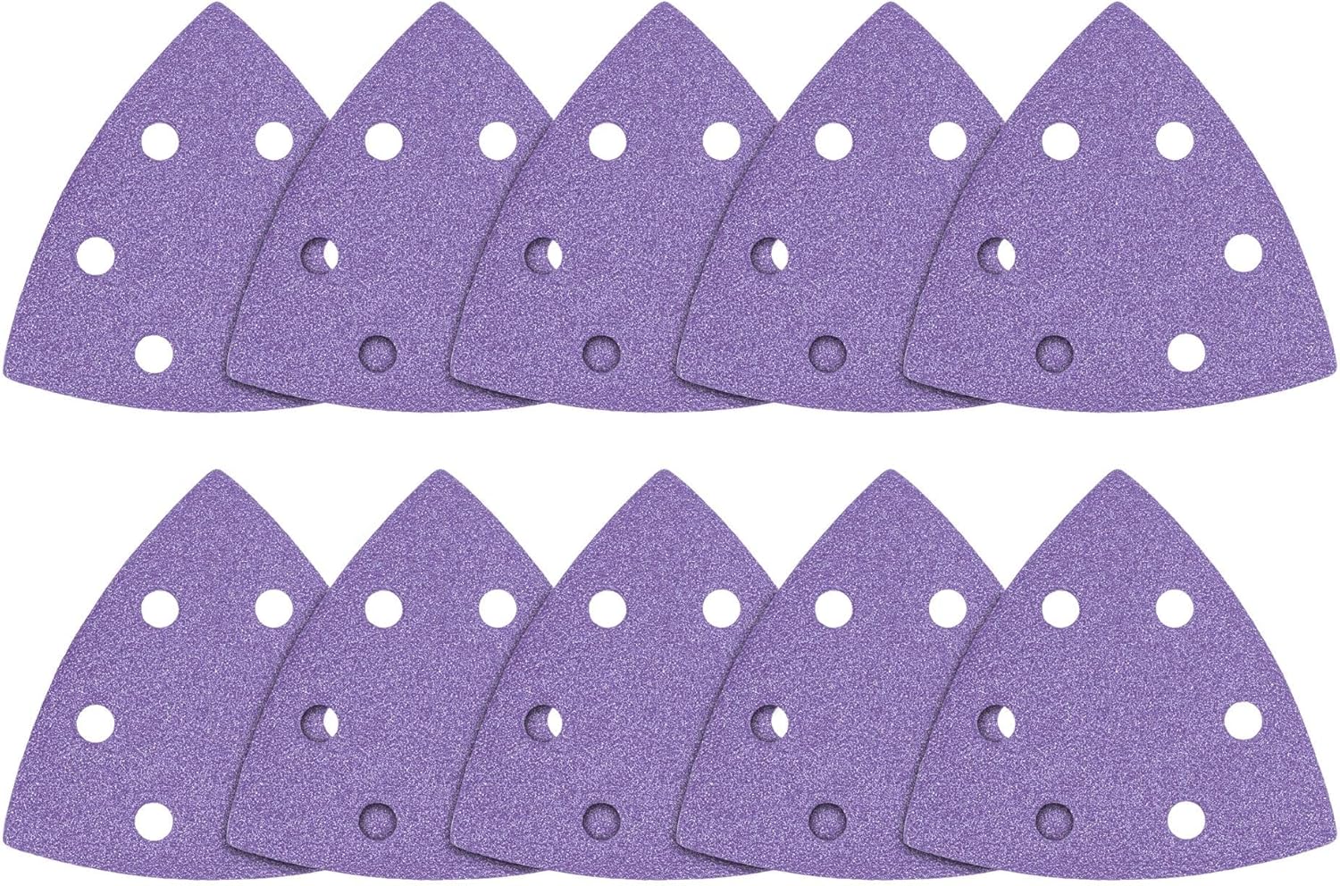 Feuilles Abrasives Delta Grain 120 Trend - Lot De 10 - Pour Ponceuse 93mm