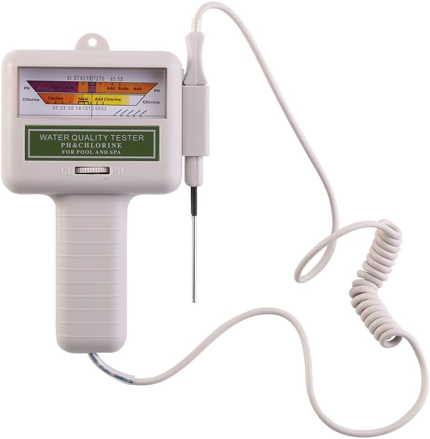 Tester pH, monitor jakości wody, trwały przenośny miernik chloru, laboratorium akwakultury spa basenowego