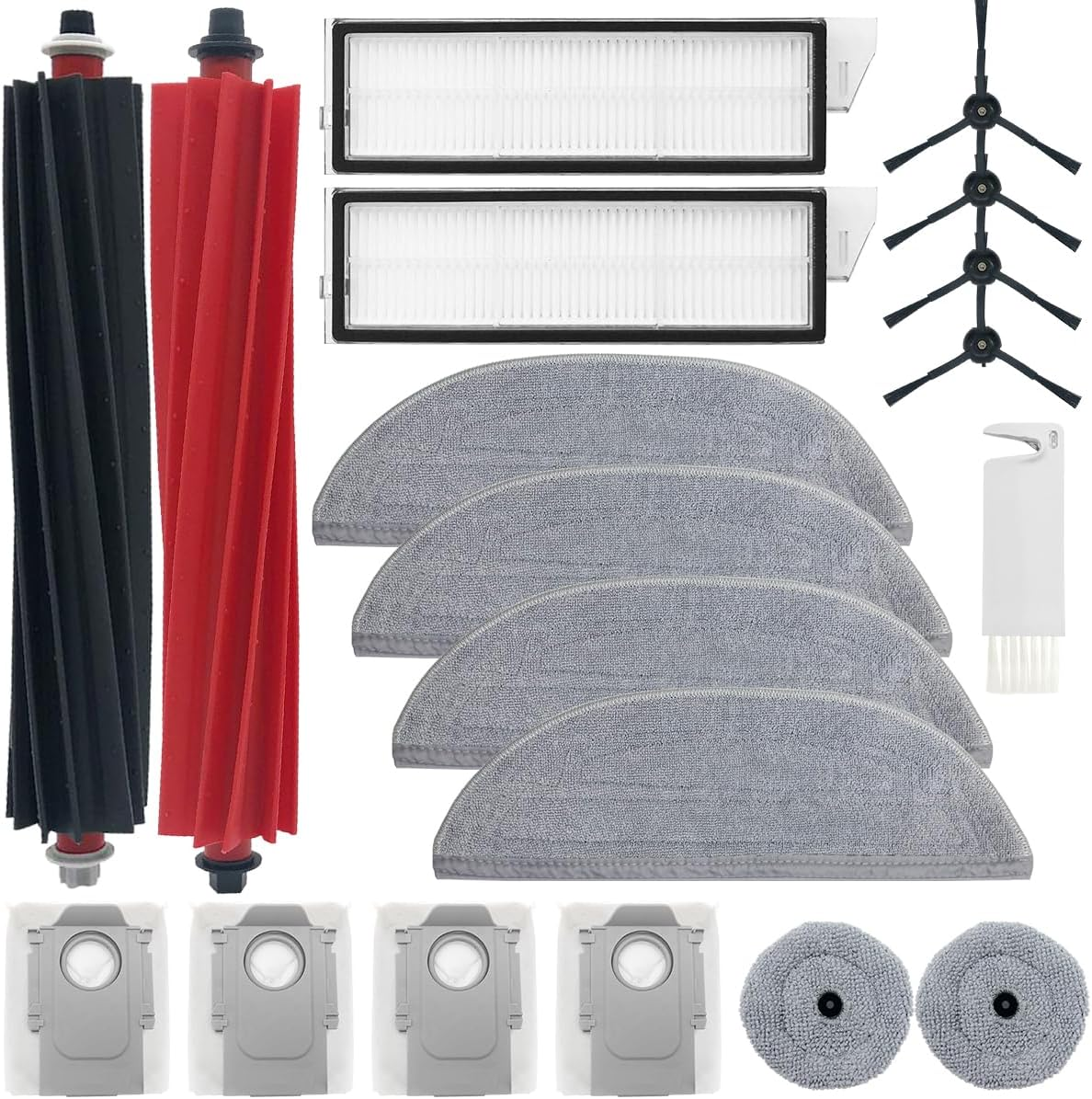 Roborock S8 Pro Ultra Accessoires Brosse LatéRale Filtre Vadrouille