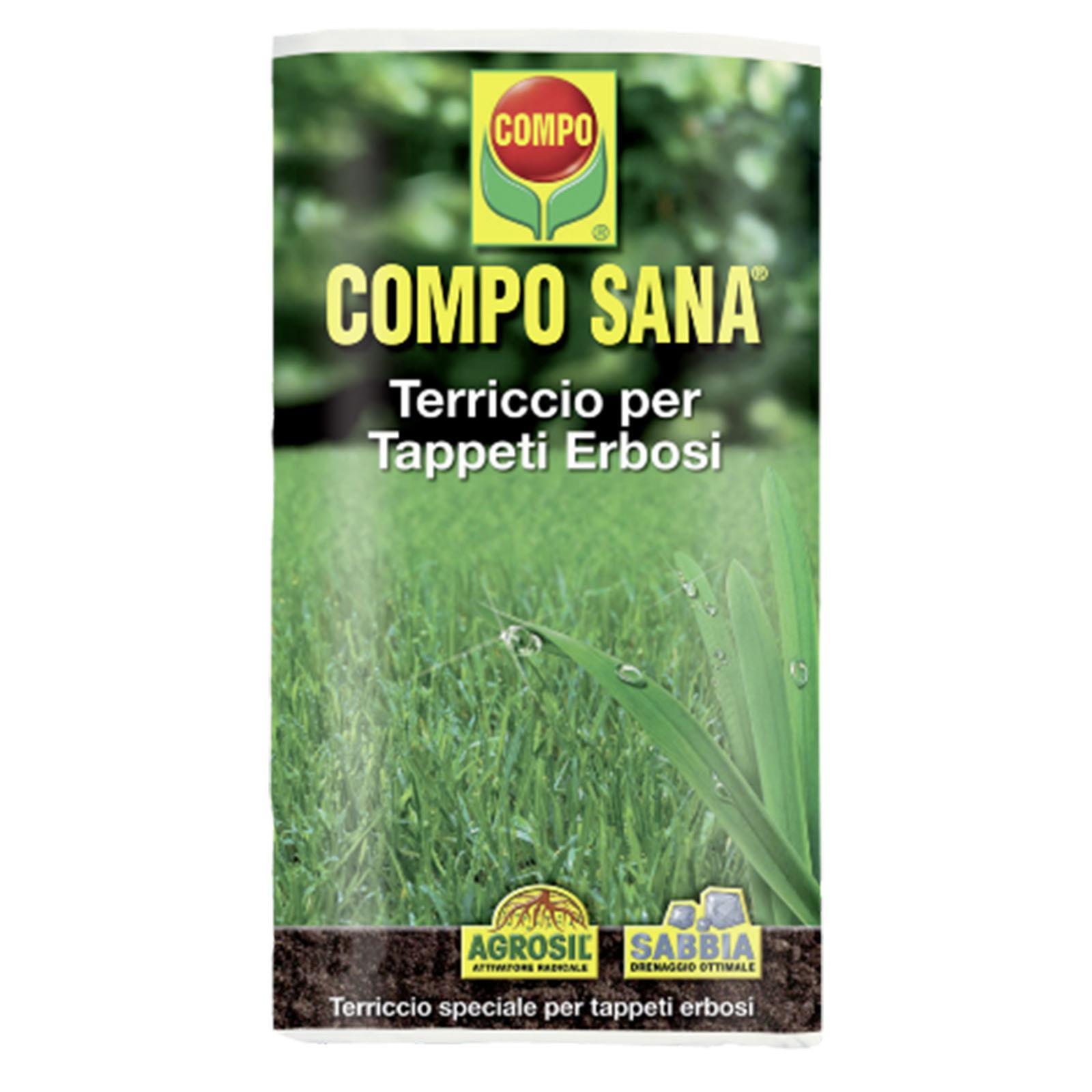 COMPO SANA TERRICCIO PER TAPPETI ERBOSI LITRI 50 - 4