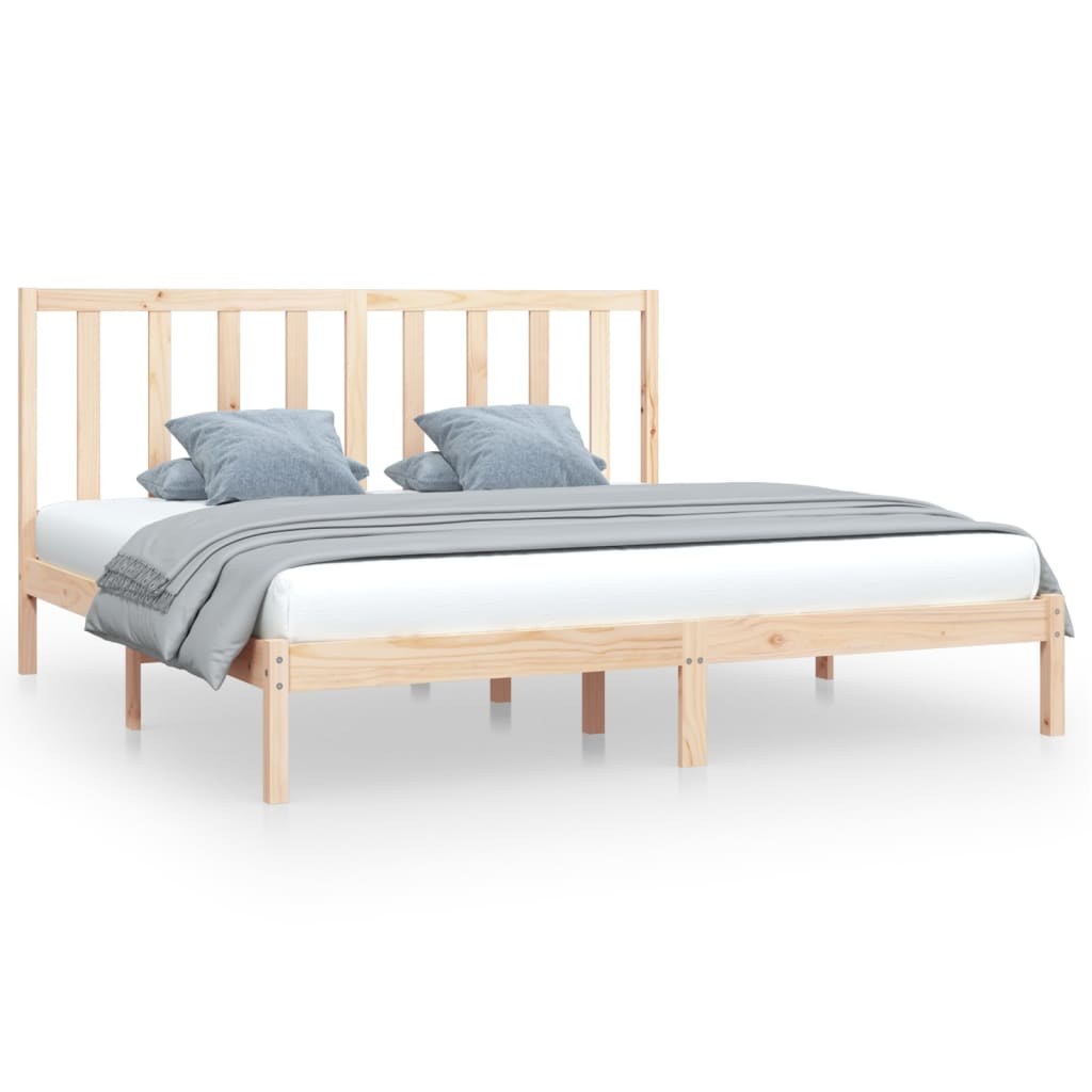 Maison Exclusive - Estrutura de cama 200x200 cm madeira de pinho maciça - 2