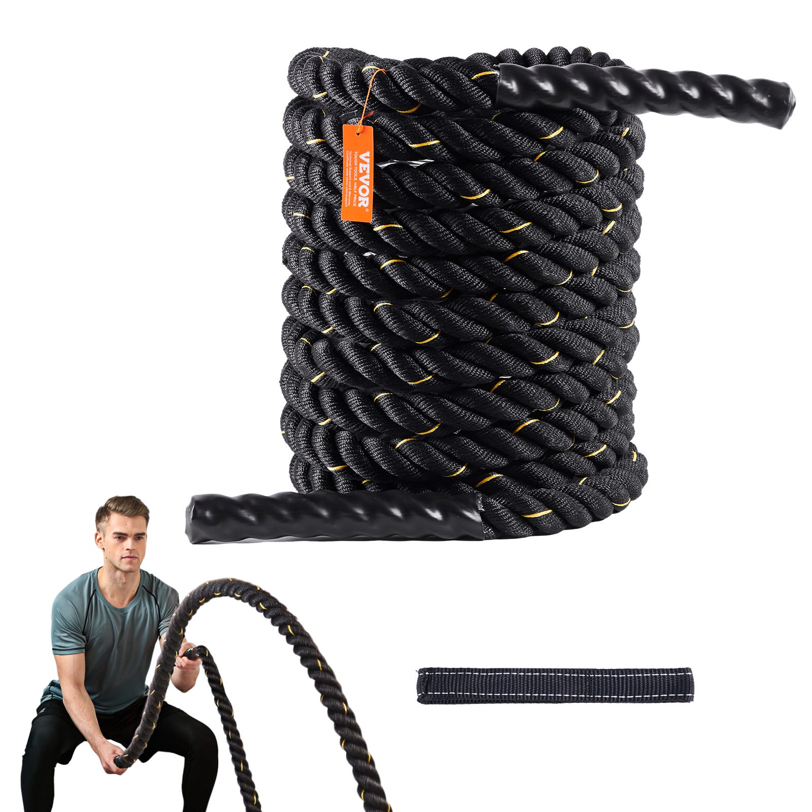 Corda Da Battaglia Fitness Corda Da Battaglia Pesante Da 1,5 X 40 Piedi – Perfetta Per Allenamenti Fitness, Cross Training E Forza Corda Pesante 1.5 Pollici Corda Da Battaglia Fitness Corda Da Battaglia Pesante Da 1,5 X 40 Piedi – Perfetta Per Allenamenti Fitness, Cross Training E Forza Corda Pesante 1.5 Pollici
