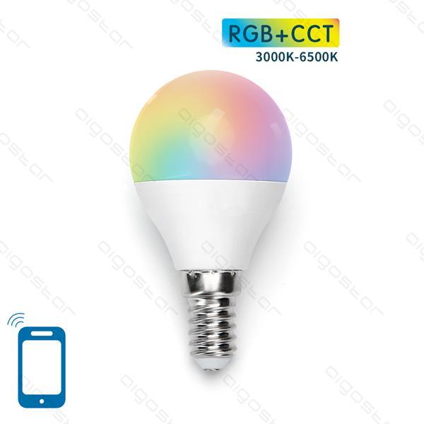 ANTELA Lampadina Smart Alexa E14 4,5W, LED Lampadina Intelligente Wifi RGB 2700K-6500K, Compatibile Con Google Home, Controllo APP, 4 Pz - 12