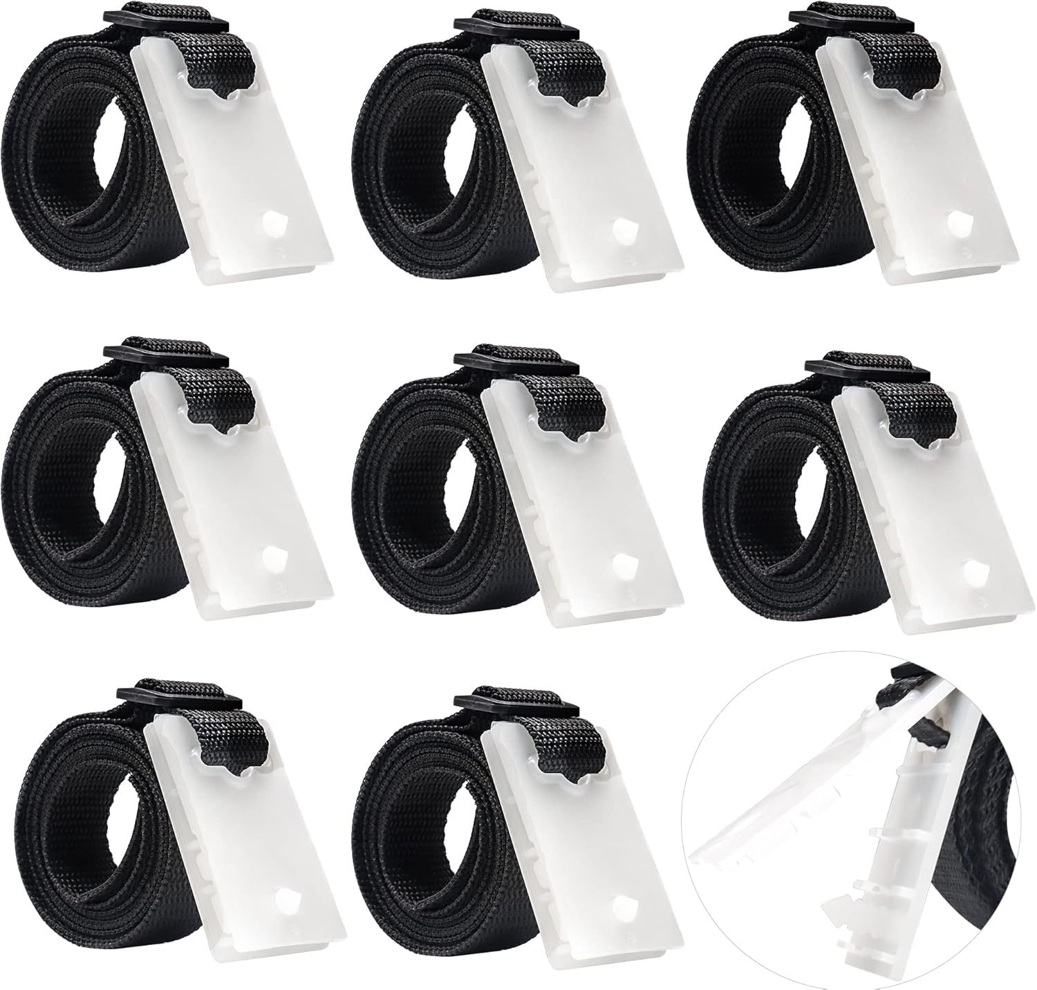 Paski mocujące, akcesoria do kołowrotka do osłony przeciwsłonecznej, zestaw kółek do parasola, paski napinające do pokrowców na basen